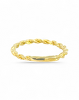 Anillo entorchado oro amarillo 10K