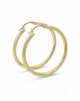 Aros argollas redondas tubulares 3,5 cm / 2,5 mm