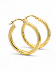 Aros argollas redondas tubulares 2,6 cm