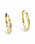 Aros argollas redondas tubulares 2,4 cm