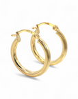 Aros argollas redondas tubulares 2,4 cm