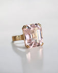 A pedido - Anillo Kunzita Rectangular Grifa