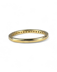 Anillo Cintillo de Citrinos en oro 10K