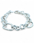 Pulseras eslabones infinito plata 925