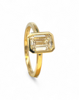 Anillo Solitario Diamante Lab bisel 2 Ct