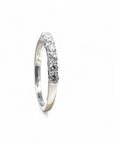 Anillo Cintillo Diamante Lab grifa 0,07 ct oro blanco