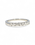 Anillo Cintillo Diamante Lab grifa 0,07 ct oro blanco
