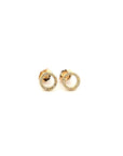 Aros Oro Amarillo con Diamantes