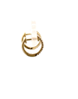 Argollas Oro Amarillo y Diamantes Corte Brillante