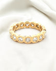 A pedido - Anillo Sinfín Brillantes en Bisel 0,10 ct