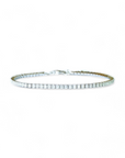 Pulsera tennis con circones de plata 925