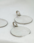 Medalla Redonda Lisa Personalizable Plata