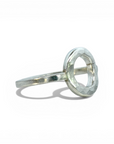 Anillo O martillada Plata - Xime Carbacho