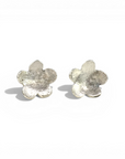 Aros Flor mini Plata- Xime Carbacho