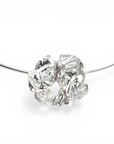Chocker Semi-Rígido y Colgante Placa Small Plata - Xime Carbacho