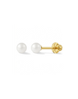 Aros Abridores Perlas naturales Oro 14K 4 - 4.5 mm