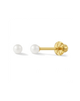 Aros Abridores Perlas naturales Oro 14K 2.5 - 3 mm