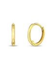 Aros Argolla Mini 9 mm Oro 14K