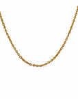 Cadena tipo Rolo de 45 cm en oro amarillo de 18K de Sophia Schneider Joyas con eslabones redondos clásicos