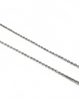 Cadena Eslabones Platino 55 cm / 4,23 gr hecha a mano