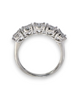 A pedido - Anillo Quintillo Diamantes Diseño Flor en oro 18K