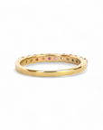Anillo Cintillo Zafiros Rainbow