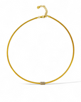 Collar semi-rígido tipo Omega dijes con circones