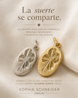 Colgante Amuleto Trébol - Edición Limitada Plata enchapado en oro