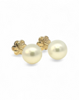 Aros Perlas Atornilladas 18K