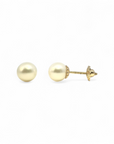 Aros Perlas 7mm en oro 18K