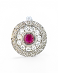 Anillo Solitario Rubí Bizantino