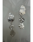 Aros flores colgante - Tita Cardemil