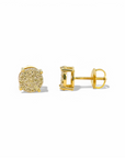 Aros Punto de Luz Diamantes cluster 0,25 ct Oro amarillo