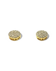 Aros Punto de Luz cluster Diamantes 0,375 ct Oro amarillo