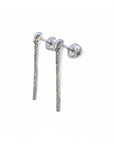 Aros Barra con diamantes 0,20 Ct