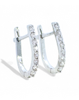Aros Argolla oval Diamantes corte brillante 0,26 ct
