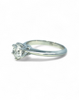 Anillo Solitario Diamante brillante Lab 1 ct seis grifas