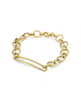 Pulsera eslabones redondos
