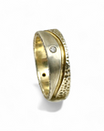 Anillo Unisex Duality Gold