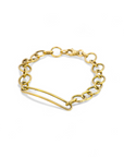 Pulsera eslabones redondos