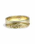 Anillo Unisex Duality Gold