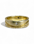 Anillo Unisex Duality Gold