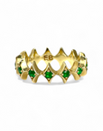 Anillo Sinfín Esmeralda Royal