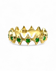 Anillo Sinfín Esmeralda Royal