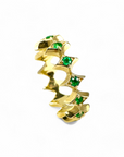 Anillo Sinfín Esmeralda Royal