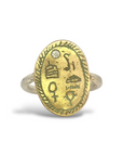 Anillo Sacerdotisa Plata y Bronce - Claudia Peña