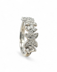 Anillo Diamantes corte brillante Diseño Gardenia
