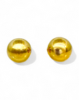 Aros Perlas Gold 6 mm oro 18K