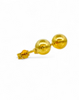 Aros Perlas Gold 6 mm oro 18K