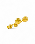Aros Perlas Gold 5 mm oro 18K